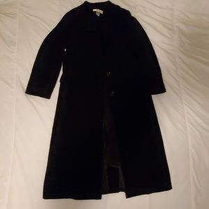 Halogen Long Black Coat Sz 6P